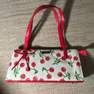 vintage kate spade cherry purse